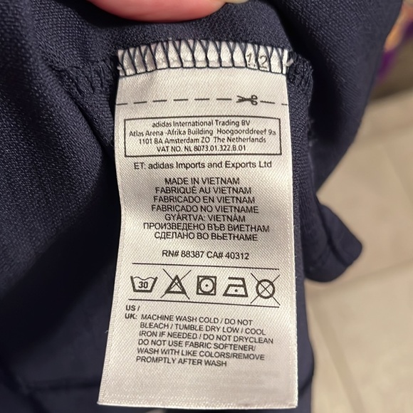 Adidas Solid Sleeveless Polo Shirt - Picture 6 of 6